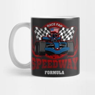 Formula Racing USA Race Fan Speedway Mug